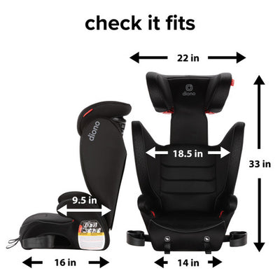 Monterey® 2XT 2 in 1  High-Back Booster