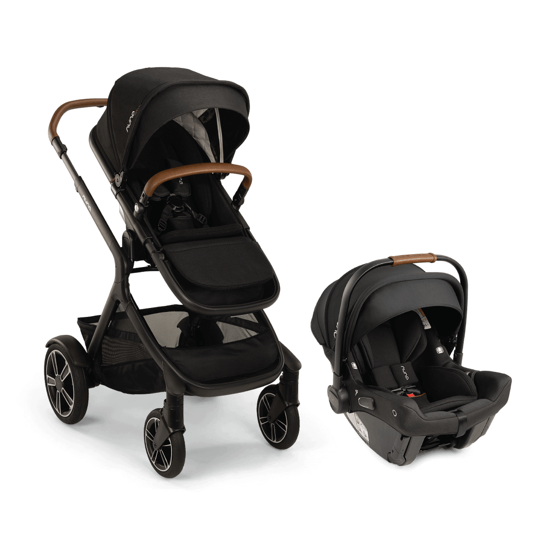 Nuna DEMI Next + Rider Board and PIPA urbn Travel System