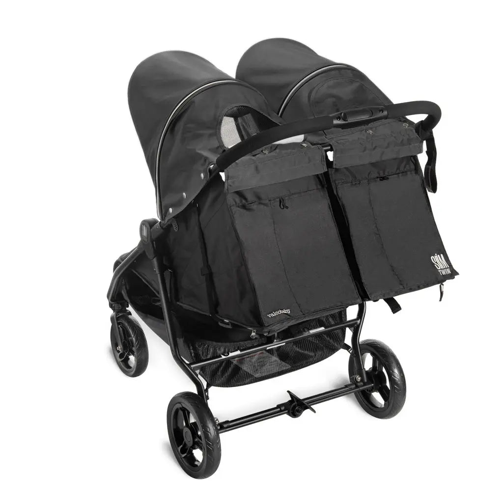 Valco Baby Slim Twin Stroller in Licorice