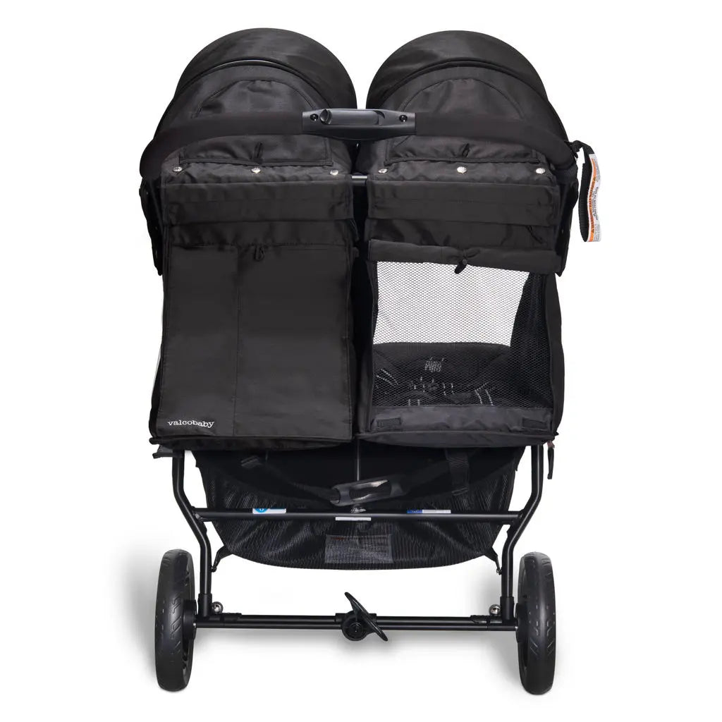 Valco Baby Slim Twin Stroller in Licorice