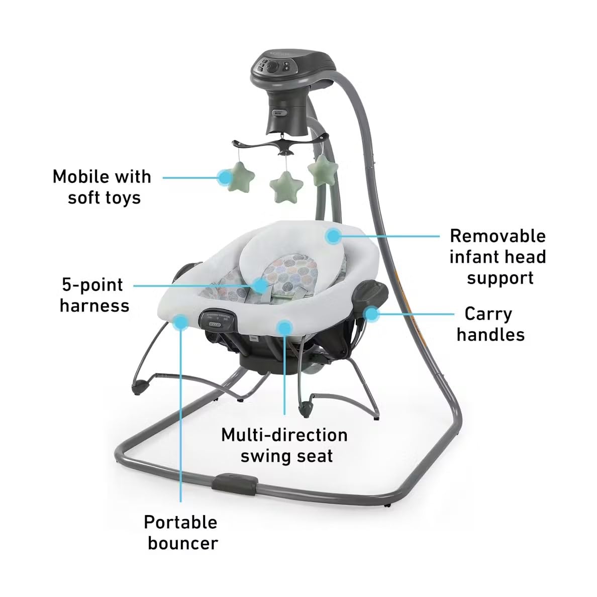 Graco Simple Sway 2 in 1 Swing Emersyn