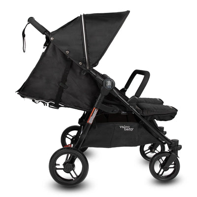 Valco Baby Slim Twin Stroller in Licorice