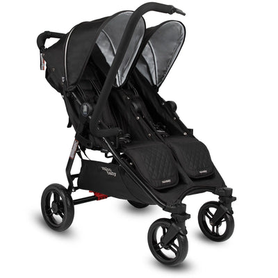 Valco Baby Slim Twin Stroller in Licorice