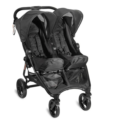 Valco Baby Slim Twin Stroller in Licorice