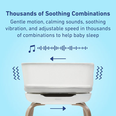 Graco SmartSense Soothing Baby Bassinet