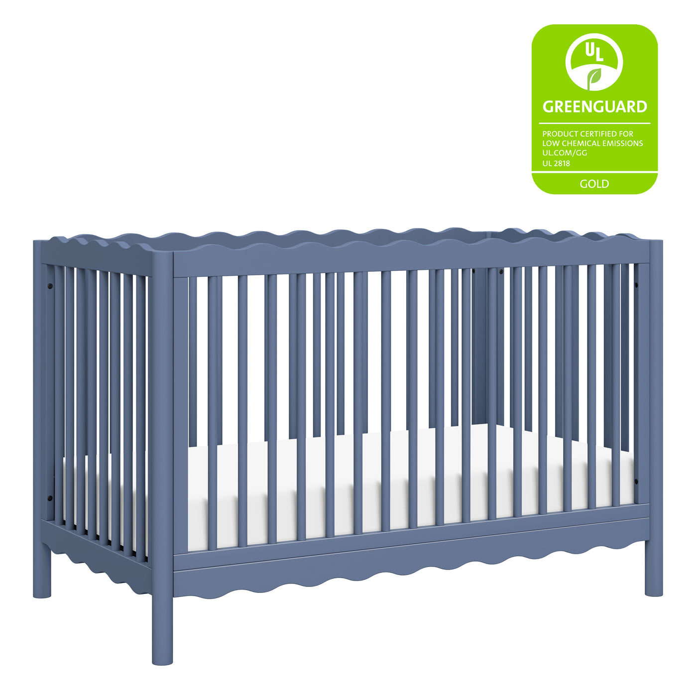 Swell 4 in 1 Convertible Crib with Toddler Bed Conversion Kit