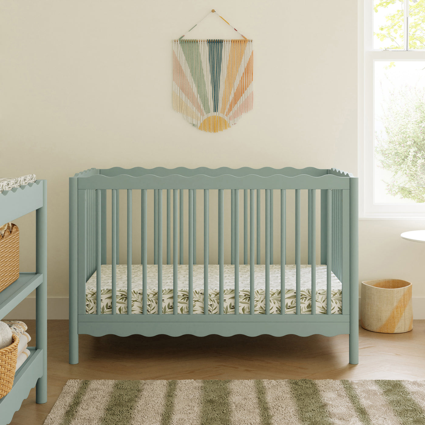 Swell 4 in 1 Convertible Crib with Toddler Bed Conversion Kit