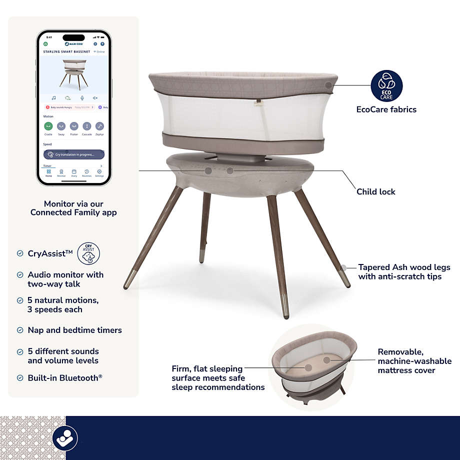 MAXI COSI Starling Smart Bassinet