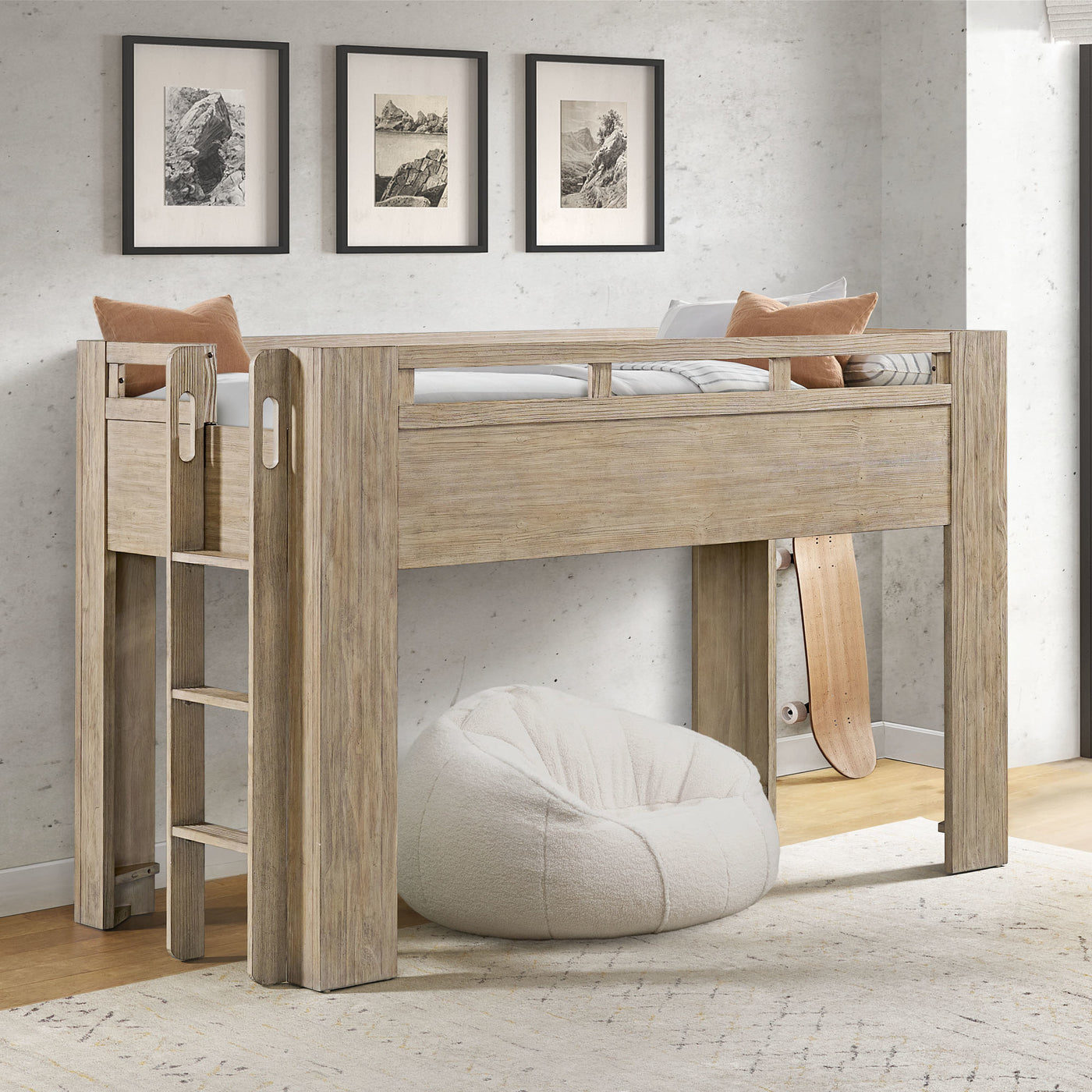 Westwood Bello Twin Low Loft Bed