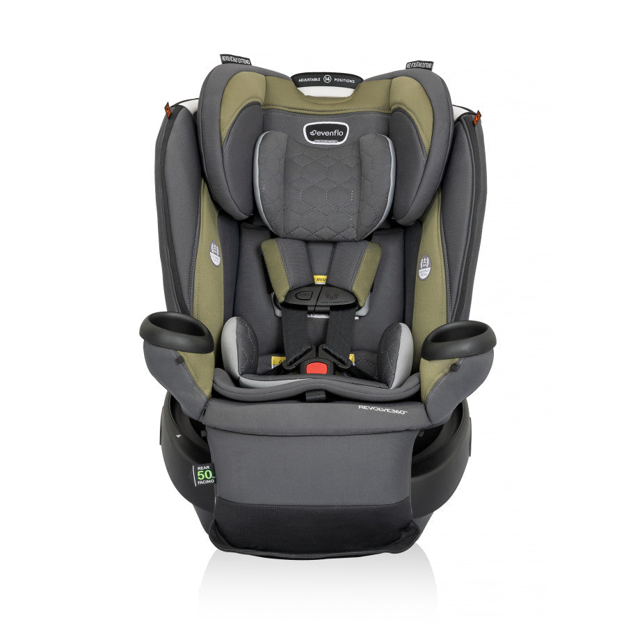 Evenflo Revolve360 Extend Rotational All-in-One Convertible Car Seat with Quick Clean Cover