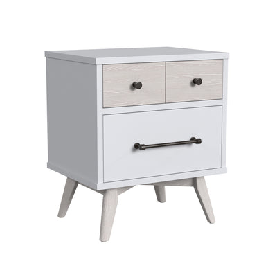 Rowan 2 Drawer Nightstand in Ash Linen