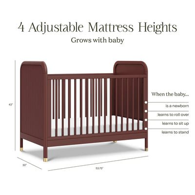 Brimsley Tambour 3 in 1 Convertible Crib