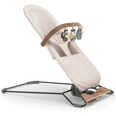 UPPAbaby Mira Bouncer Forest Fun Toy Bar - Grey | Walnut Wood