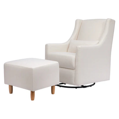 Babyletto Toco Swivel Glider and Ottoman - Performance Fabric