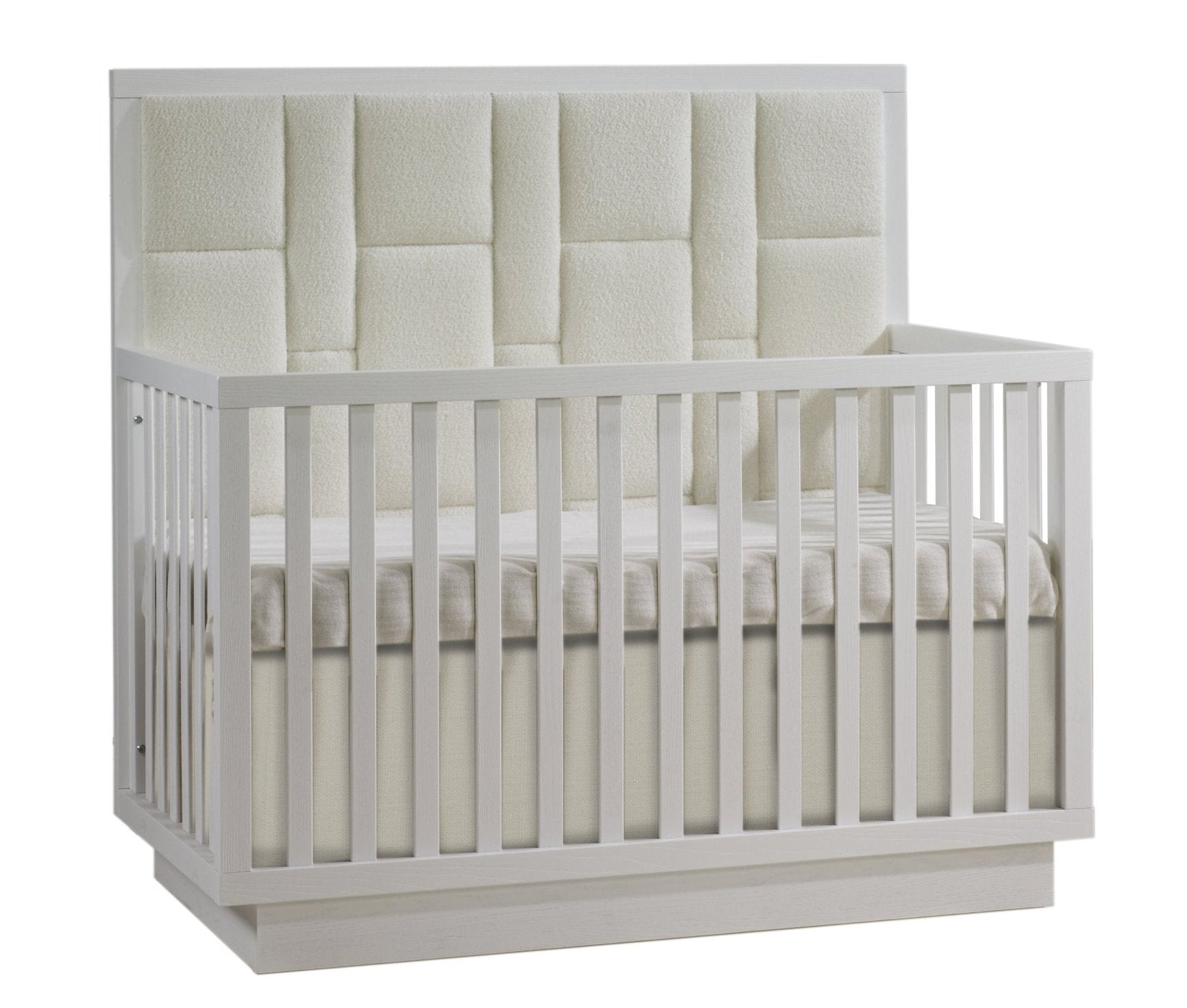 Natart Como Conv. Crib With Uphoistered Panel – piccolinobaby