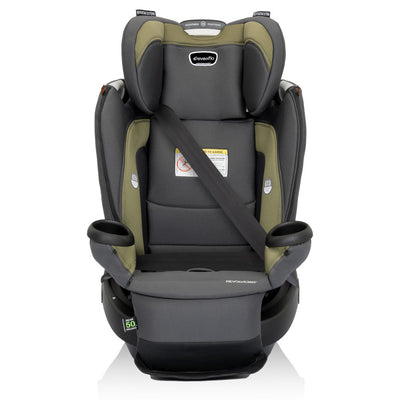 Evenflo Revolve360 Extend Rotational All-in-One Convertible Car Seat with Quick Clean Cover