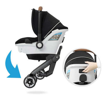 Evenflo Shyft DualRide Infant Car Seat Stroller Combo with Carryall Storage & Extended Canopy