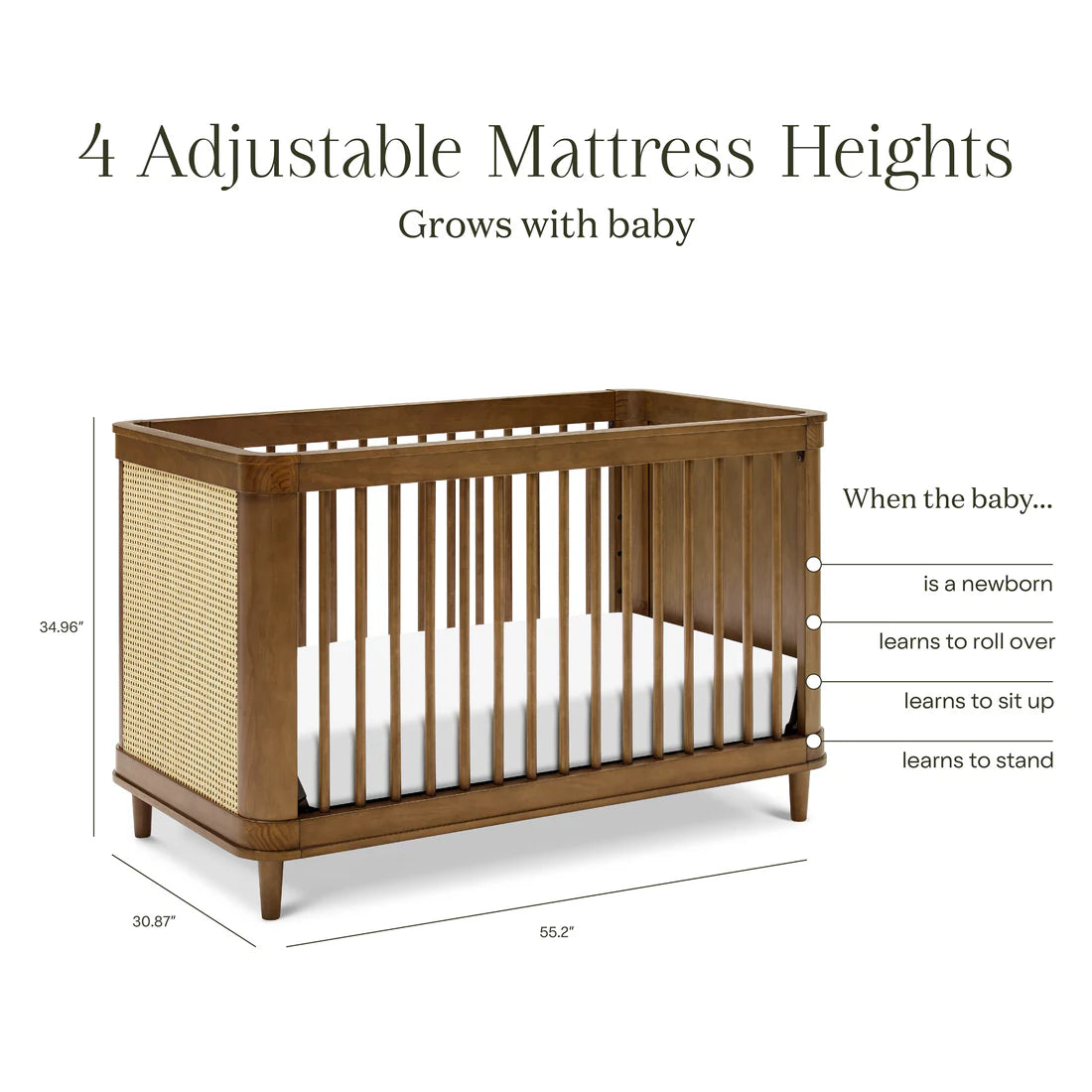 Namesake Marin 3 in 1 Convertible Crib