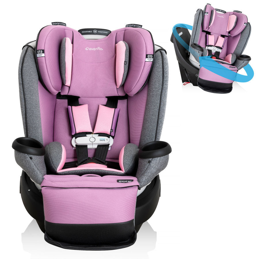 Evenflo Revolve360 Extend All-in-One Rotational Car Seat with SensorSafe