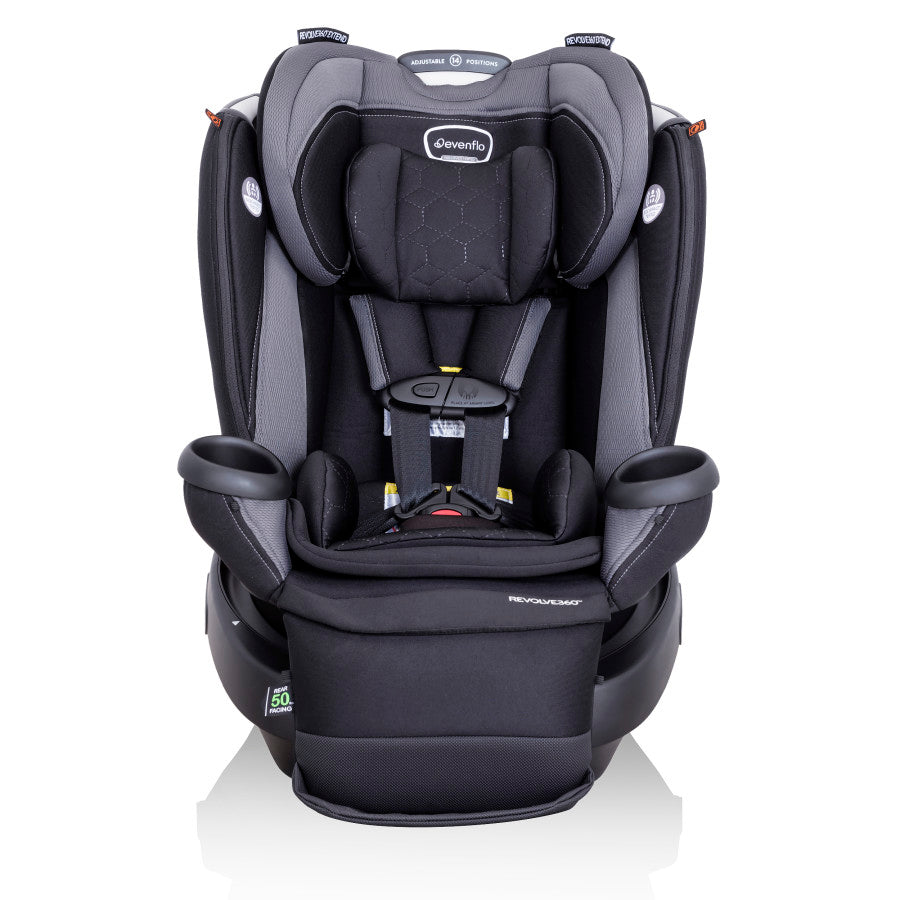 Evenflo Revolve360 Extend Rotational All-in-One Convertible Car Seat with Quick Clean Cover