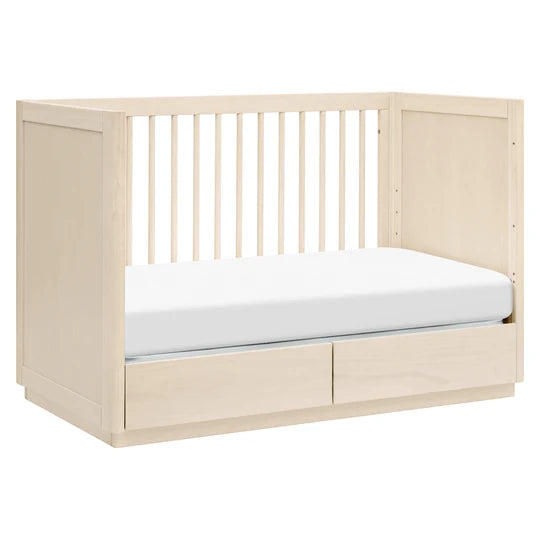 Bento 3 in 1 Convertible Storage Crib with Toddler Bed Conversion Kit