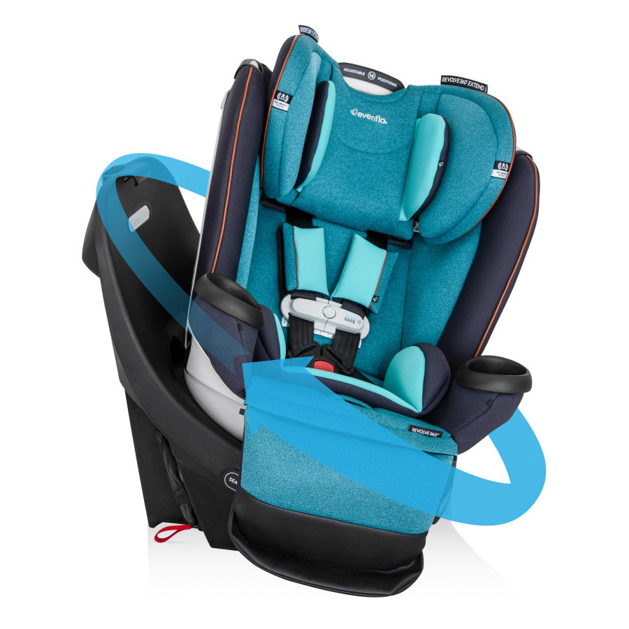 Evenflo Revolve360 Extend All-in-One Rotational Car Seat with SensorSafe