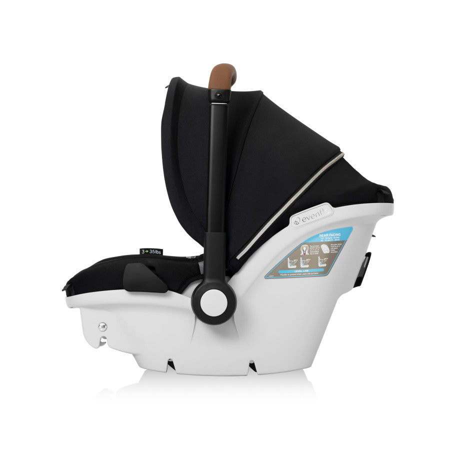 Evenflo Shyft DualRide Infant Car Seat Stroller Combo with Carryall Storage & Extended Canopy