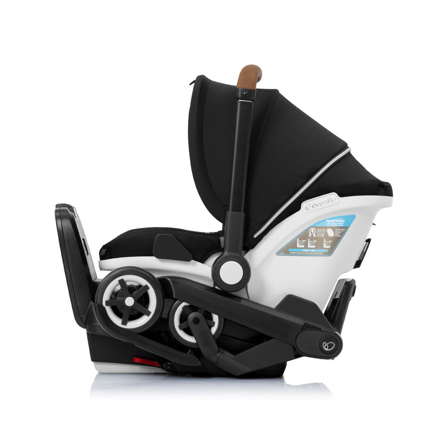 Evenflo Shyft DualRide Infant Car Seat Stroller Combo with Carryall Storage & Extended Canopy