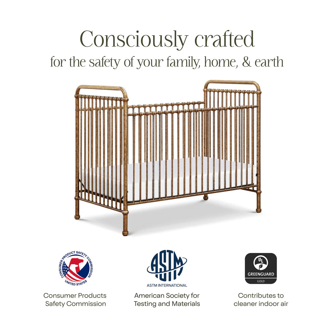 Namesake Abigail 3 in 1 Convertible Crib