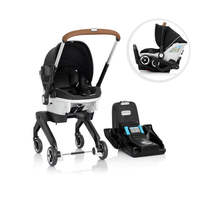 Evenflo Shyft DualRide Infant Car Seat Stroller Combo with Carryall Storage & Extended Canopy