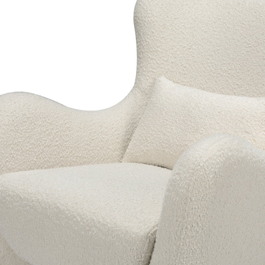 Solstice Swivel Glider in Boucle