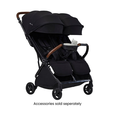 Silver Cross Jet Double Stroller - Black