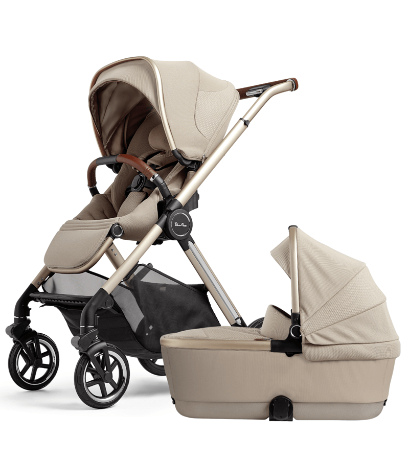 Silver Cross Reef 2 Stroller + Folding Bassinet Bundle