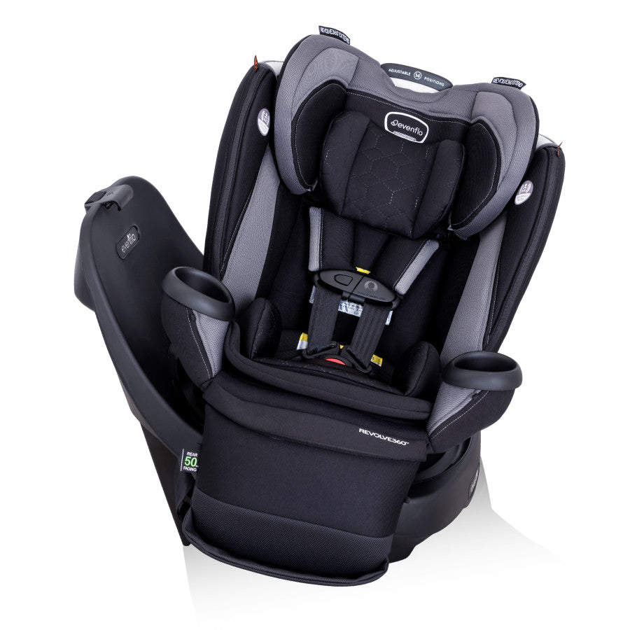 Evenflo Revolve360 Extend Rotational All-in-One Convertible Car Seat with Quick Clean Cover