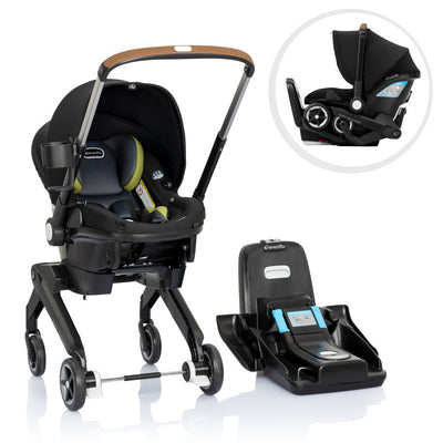 Evenflo Shyft DualRide Infant Car Seat Stroller Combo with Carryall Storage