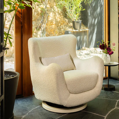 Solstice Swivel Glider in Boucle