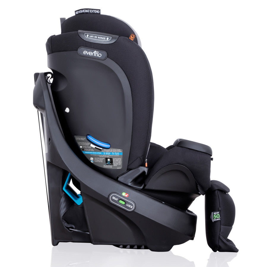 Evenflo Revolve360 Extend Rotational All-in-One Convertible Car Seat with Quick Clean Cover