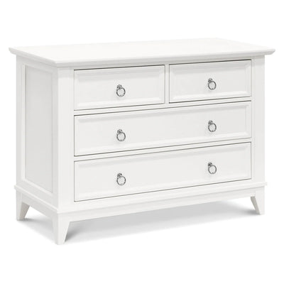 Emma Regency 4 Drawer Dresser in Warm White