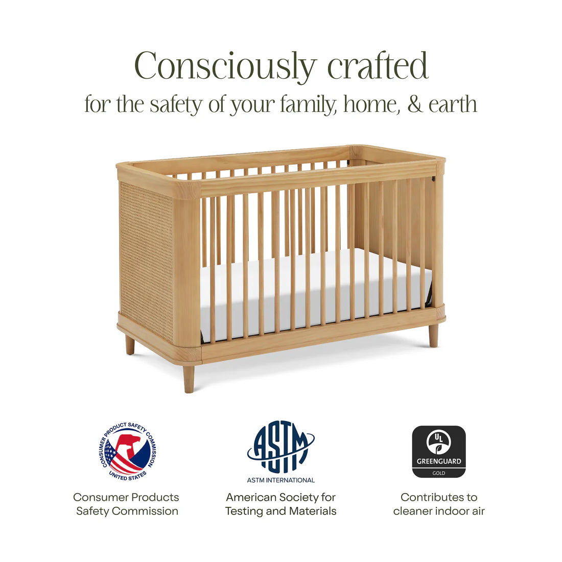 Namesake Marin 3 in 1 Convertible Crib