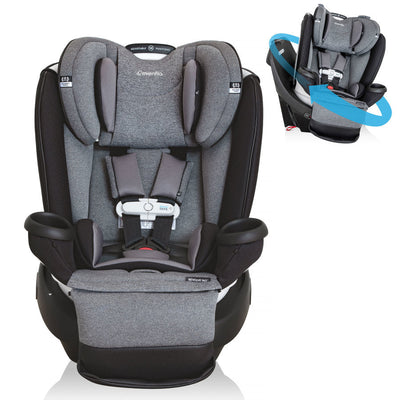 Evenflo Revolve360 Extend All-in-One Rotational Car Seat with SensorSafe