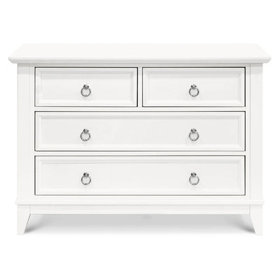 Emma Regency 4 Drawer Dresser in Warm White