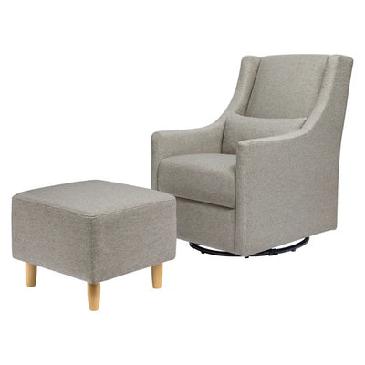 Babyletto Toco Swivel Glider and Ottoman - Performance Fabric