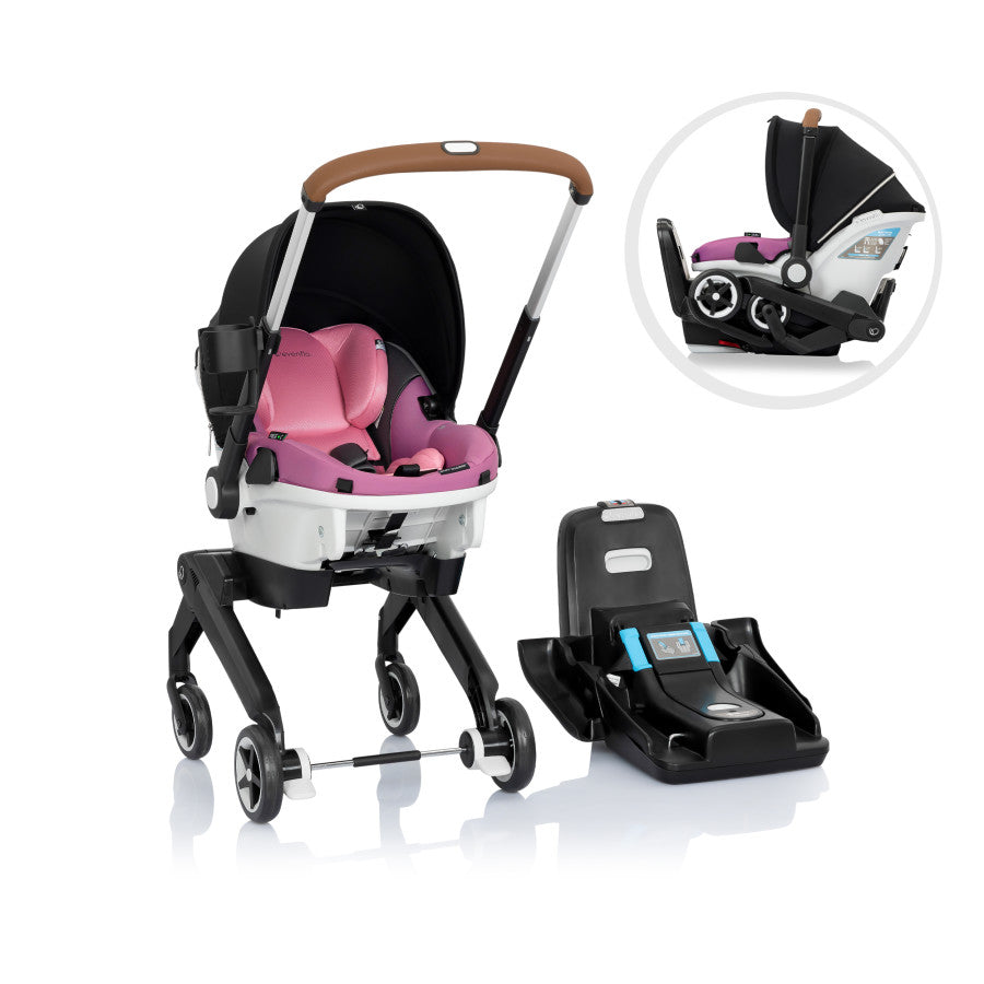 Evenflo Shyft DualRide Infant Car Seat Stroller Combo with Carryall Storage & Extended Canopy