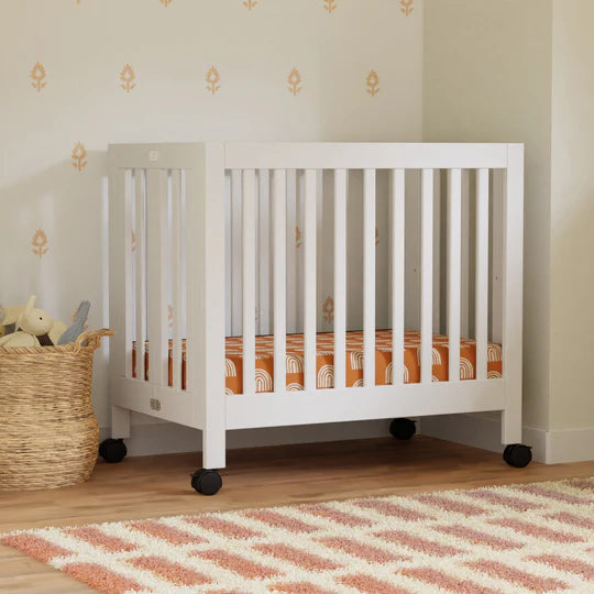 Babyletto origami mini crib grey online