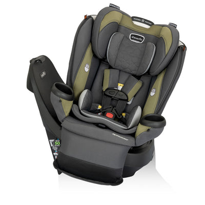 Evenflo Revolve360 Extend Rotational All-in-One Convertible Car Seat with Quick Clean Cover